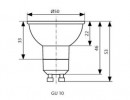 ХАЛОГЕННА КРУШКА ДИХРОИЧНА JDR 20W GU10
