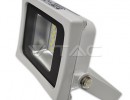 ПРОЖЕКТОР LED SLIM 10W БЯЛ/СИВ С.СВ