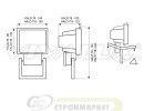 ПРОЖЕКТОР ХАЛОГЕНЕН HALO 78/W 78мм БЯЛ
