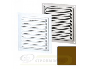 РЕШЕТКА МЕТАЛНА MVM 125S  КАФЯВА