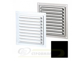 РЕШЕТКА МЕТАЛНА MVM 125S ЧЕРНА