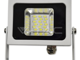 ПРОЖЕКТОР LED SLIM 10W БЯЛ/СИВ С.СВ