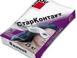 ЛЕПИЛНА И ШПАКЛ.МАСА БАУМИТ STAR CОNТАCТ БЯЛ 25кг