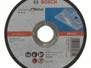 ДИСК ЗА РЯЗАНЕ НА МЕТАЛ БОШ 115х2.5х22.23