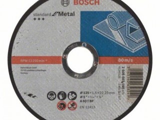 ДИСК ЗА РЯЗАНЕ НА МЕТАЛ БОШ 125х1.6х22.23